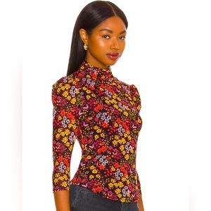 FREE PEOPLE TWYLA DITSY FLORAL TOP NWT (S)